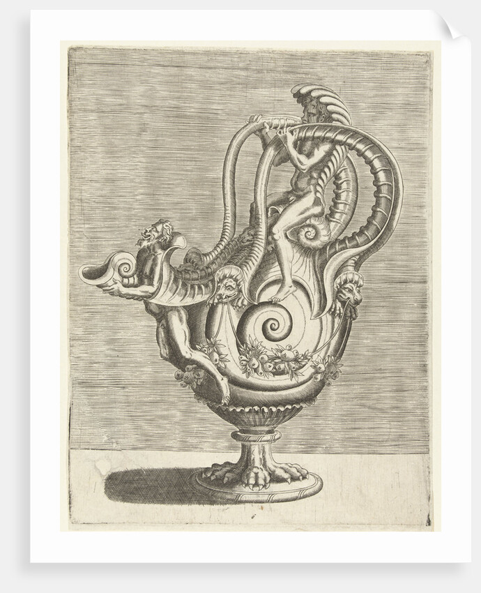 Jug in the form of a snail shell by Hieronymus Cock
