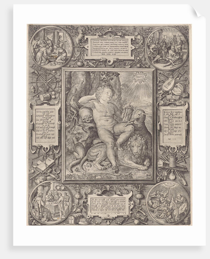 Allegorie on the complexity of the human by Godefried van Haecht