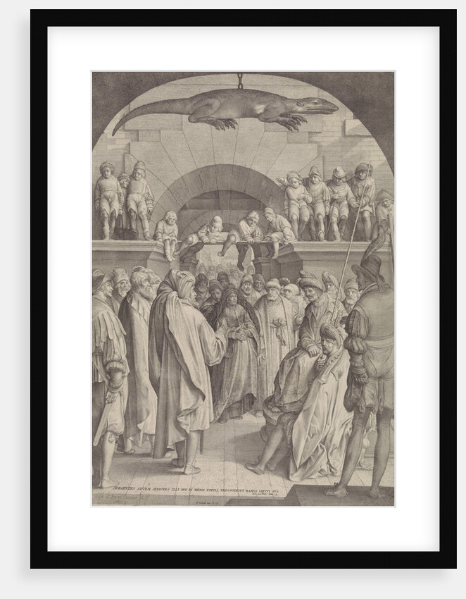 Susanna before the judges by Pieter Schenk I