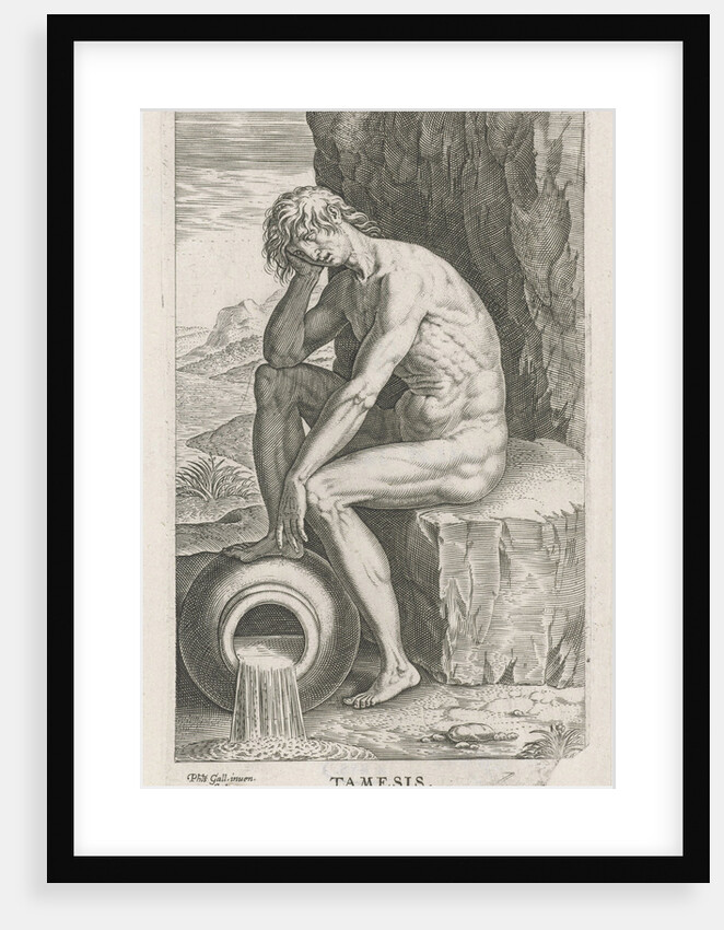 River God Tamesis by Philips Galle