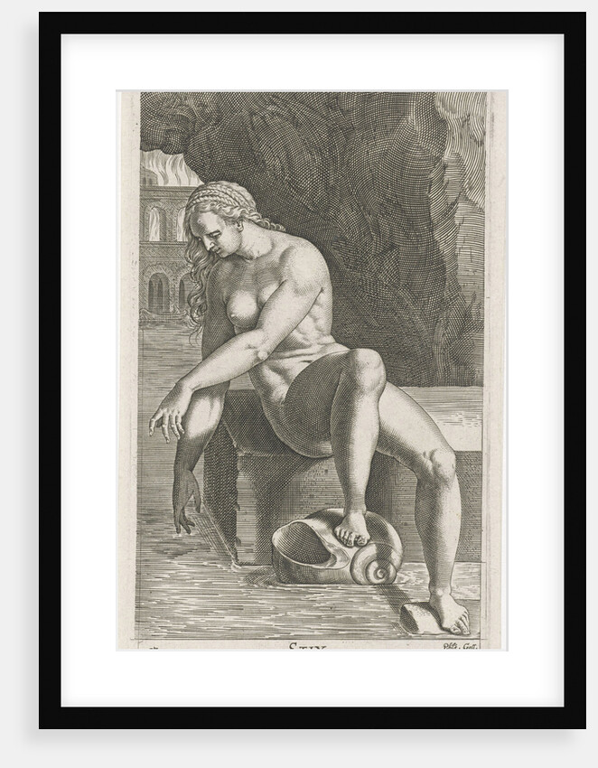 River Nymph Styx by Philips Galle