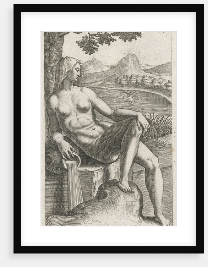 Water Nymph Lerna by Philips Galle