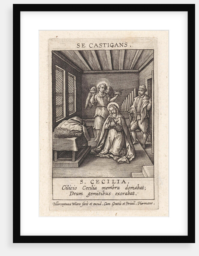 Virtue of those who chastise themselves by Hieronymus Wierix