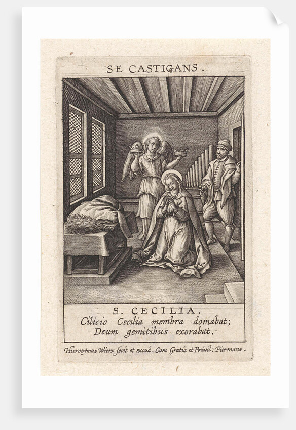 Virtue of those who chastise themselves by Hieronymus Wierix