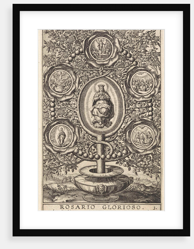 Five Glorious Mysteries by Hieronymus Wierix