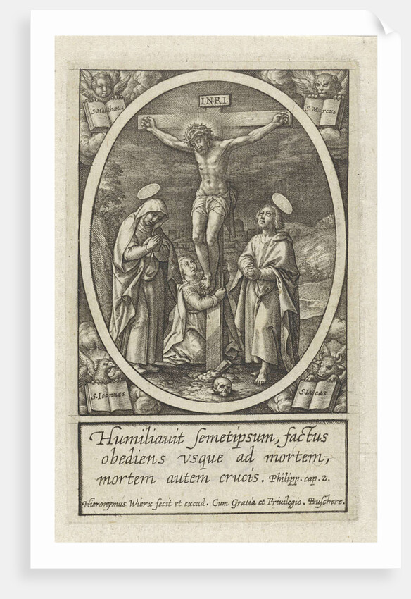 Crucifixion of Christ by Hieronymus Wierix