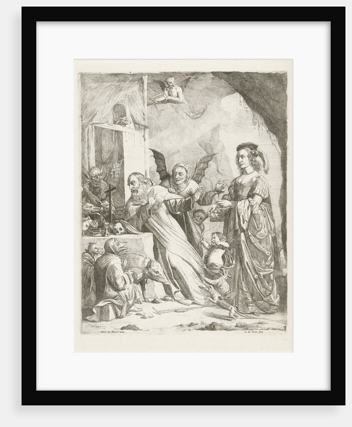 The Temptation of Saint Anthony by Guillaume Duvivier