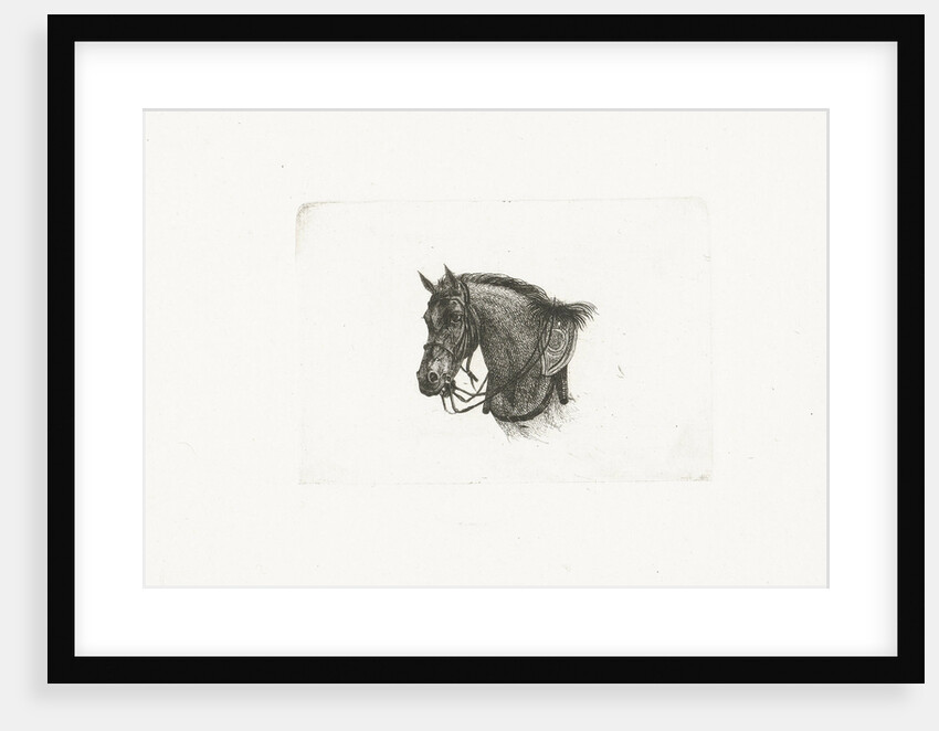 Horse Head in slightly bent position to the left by Dirk Langendijk