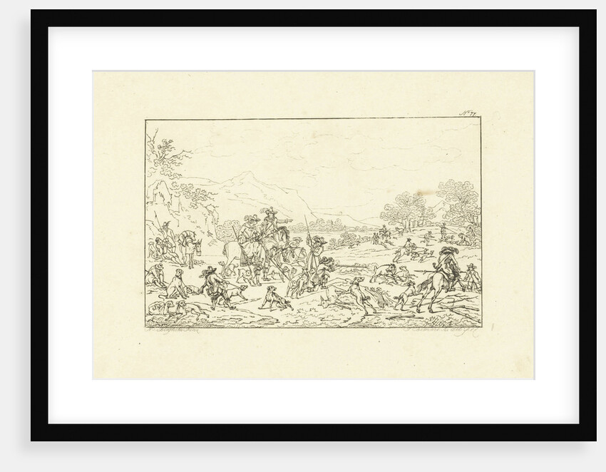 Boar Hunt by Joannes Bemme