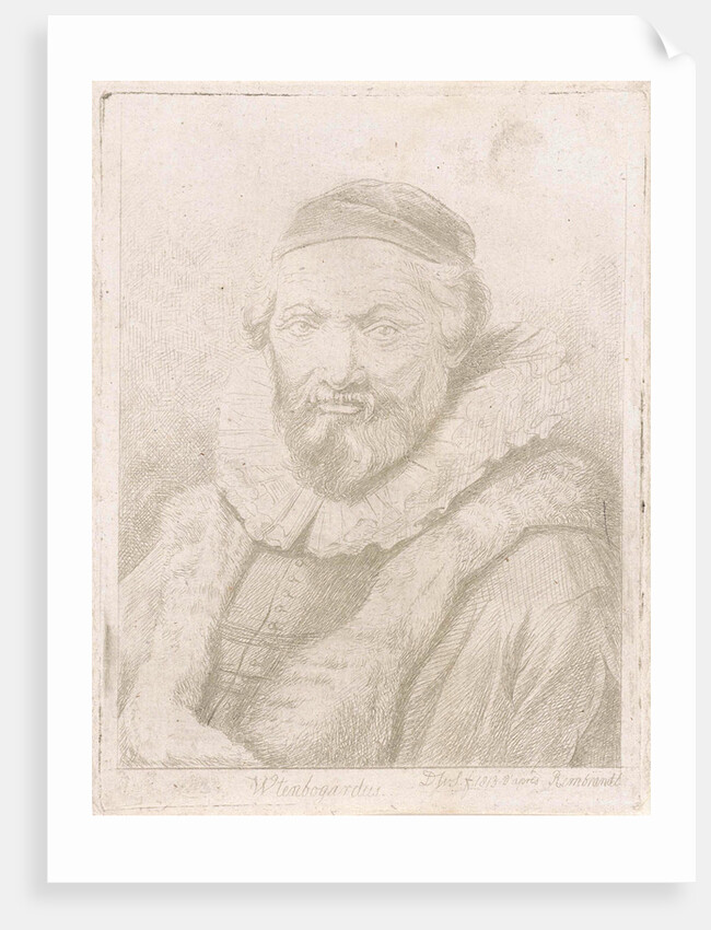 Portrait of John Wtenbogaert by Diederik Jan Singendonck