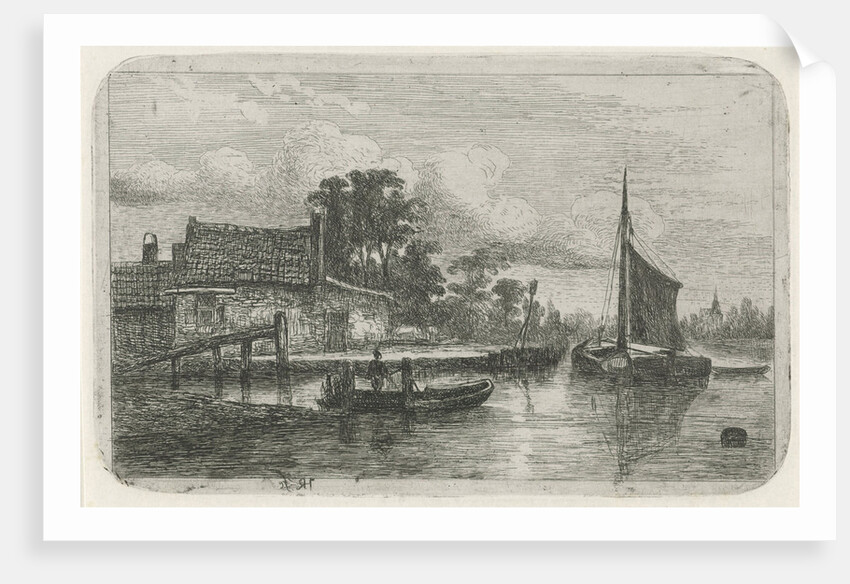 Bust of a young man with cap by Anonymous