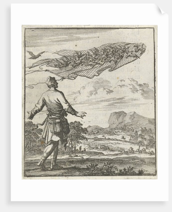 Bird catchers, bird netting, pigeons by Aart Wolsgrein