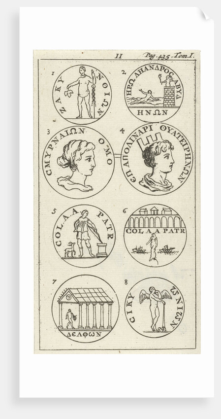 Eight medals, II by Hendrick and Dirk Boom