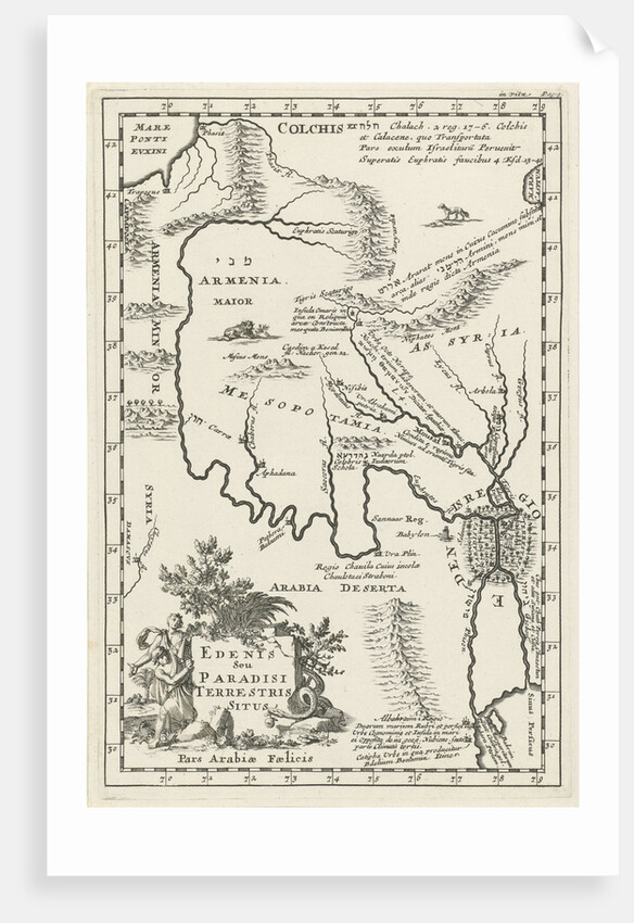 Map of Ceylon by Jordaan Luchtmans