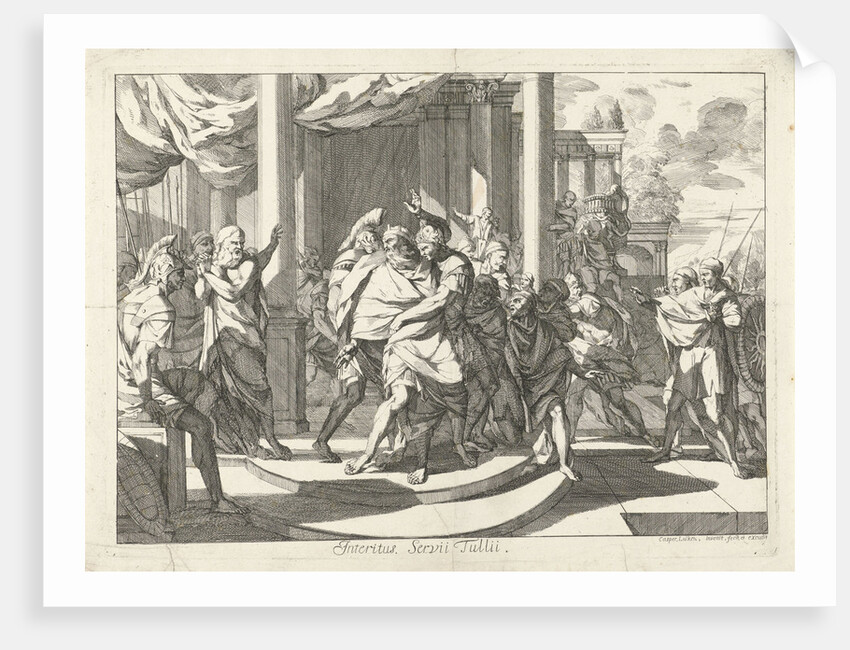 Servian Tullius, King of Rome, killed by Caspar Luyken
