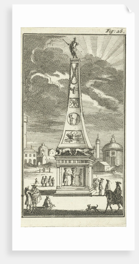 Obelisk with the statue of King William III by Barent Beeck