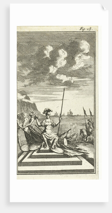 Amazon amid weapons by Barent Beeck