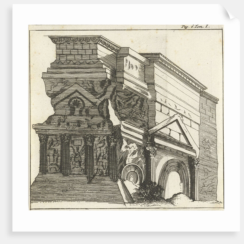 Triumphal Arch in Orange by Hendrick and Dirk Boom