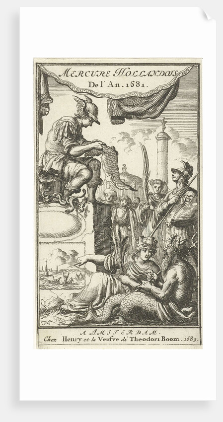 Mercury reads a document by Dirk Boom