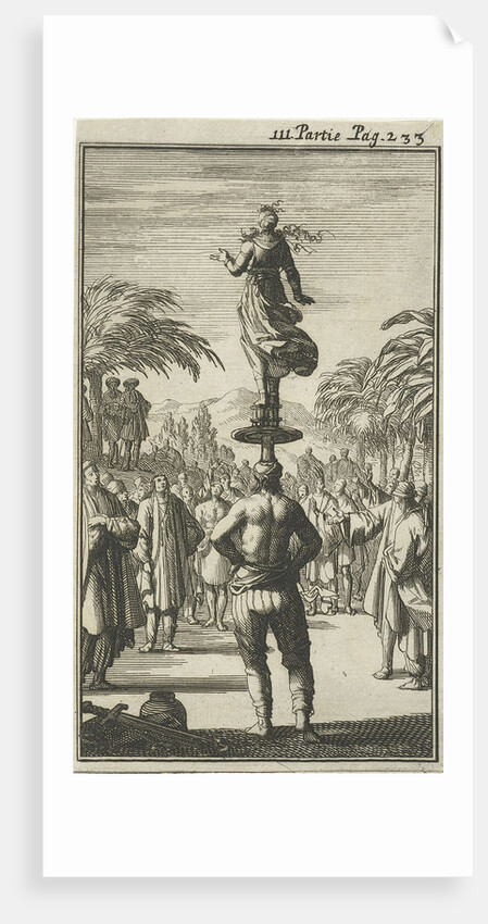 Indian acrobats to Patoda by Charles Angot