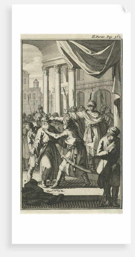 Cruelty of shah Sefi, which shows a young man cut off his father's ears and nose by Charles Angot