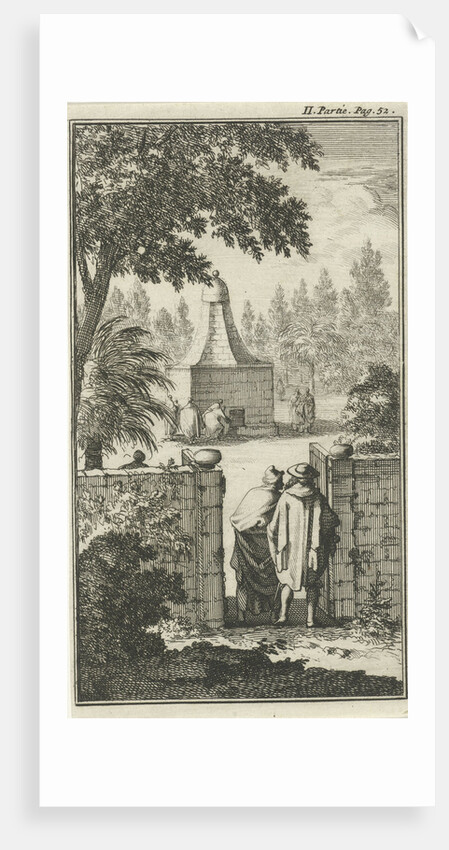 Tomb of St. George, the gatekeeper to Damascus by Charles Angot