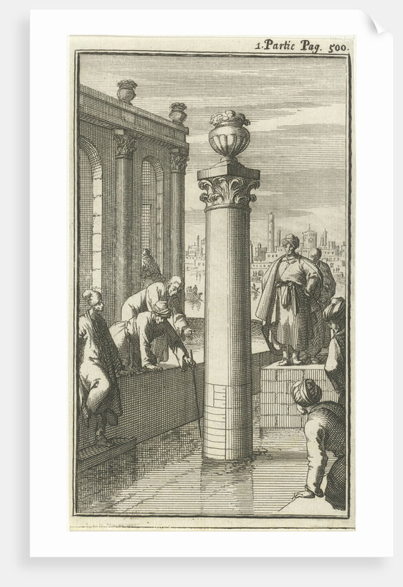 Study of the water level in Cairo, Egypt by Charles Angot