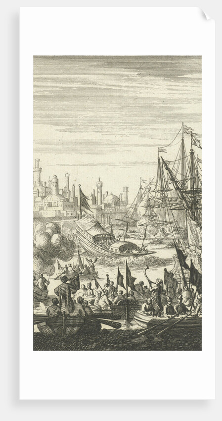 Turkish galley is launched by Charles Angot