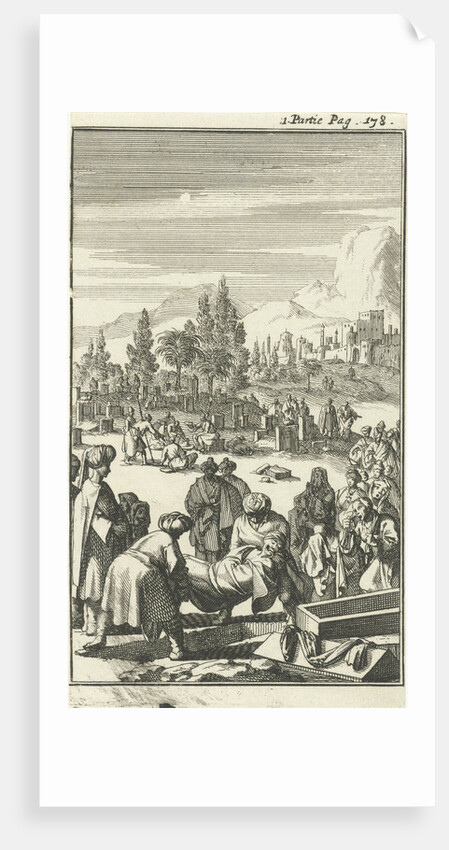 Turkish funeral by Charles Angot