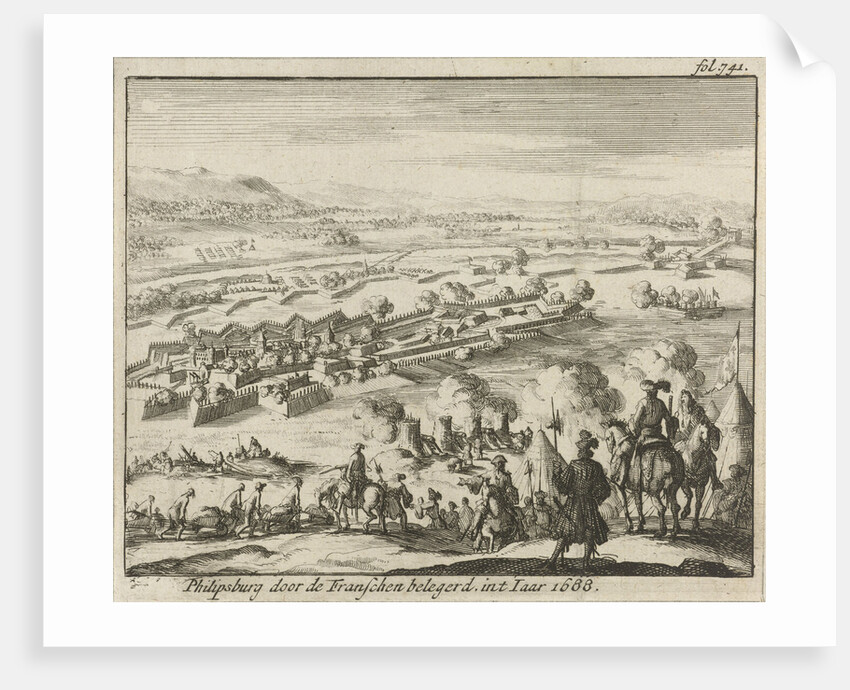 Siege of Philippsburg, 1688 by Jurriaen van Poolsum