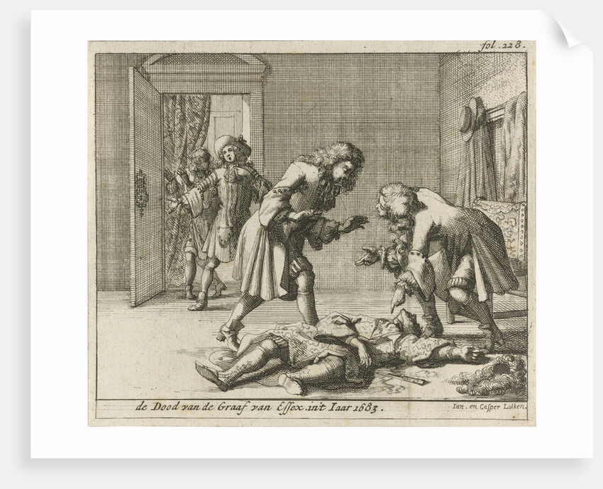 Death of Arthur Capell, first Earl of Essex, in 1683 by Jurriaen van Poolsum
