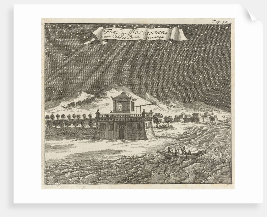 Dutch fort at the Cabo de Bona Esperança by Aart Dircksz Oossaan