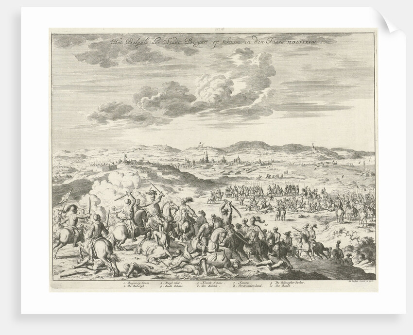 Siege of Bergen op Zoom by Jan Luyken