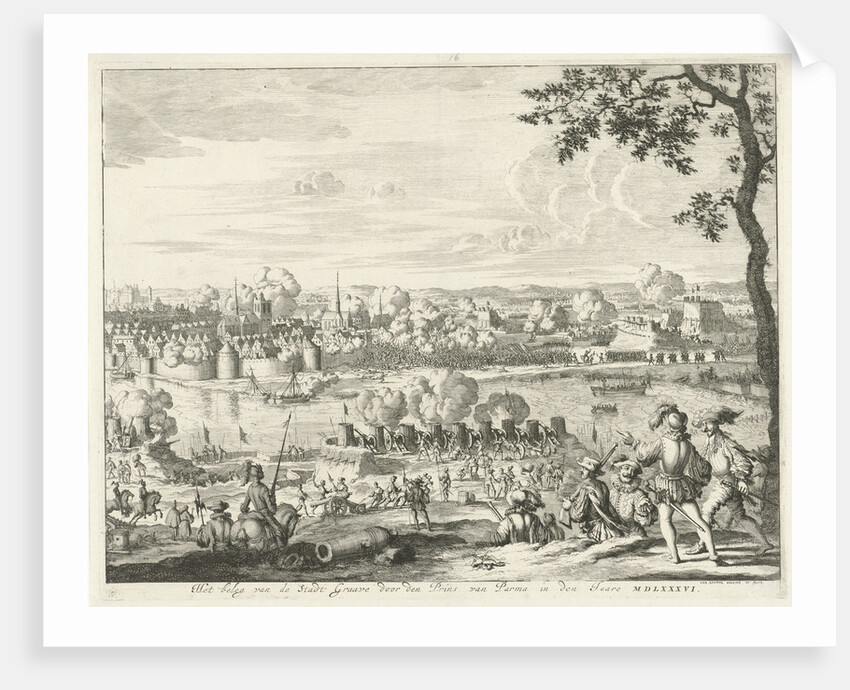 Siege and storming of Grave of the Duke of Parma by Jan Luyken