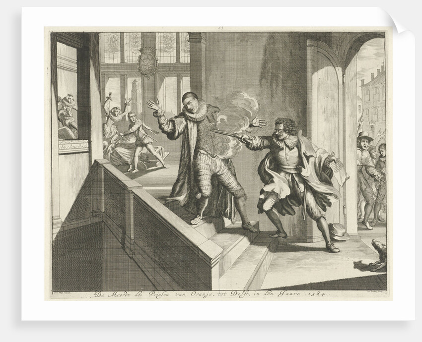 Murder of the Prince of Orange by Jan Luyken