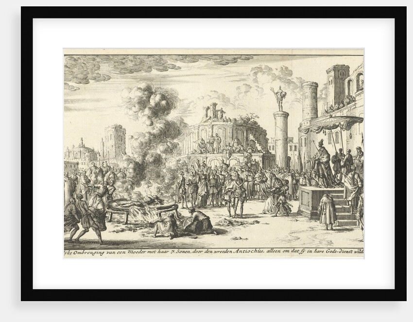 Martyrdom of seven brothers and their mother by Jan Luyken