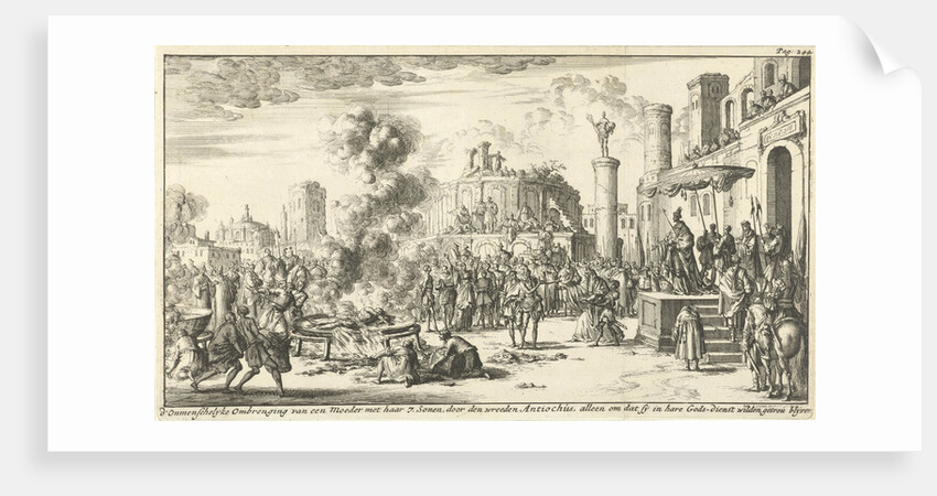 Martyrdom of seven brothers and their mother by Jan Luyken