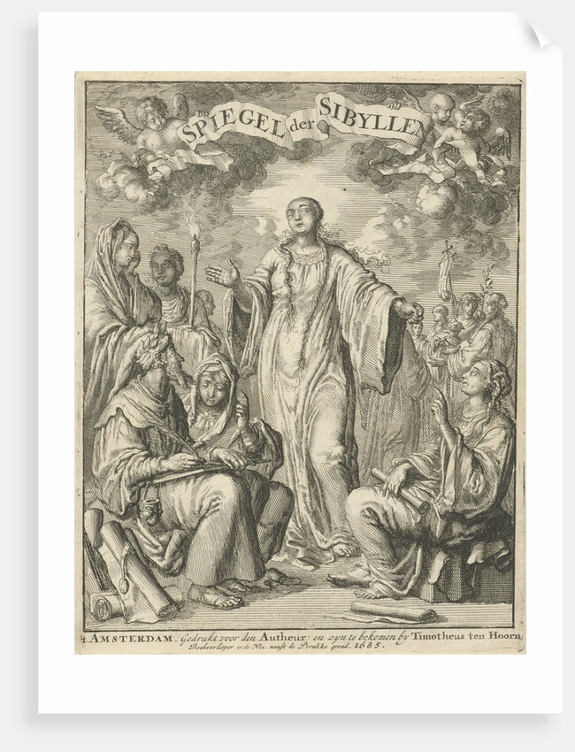 Sibyl surrounded by audience by Timotheus ten Hoorn