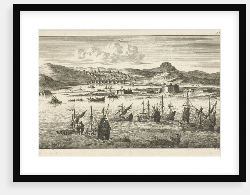 Tunisia, seen from the sea by Jan Claesz ten Hoorn