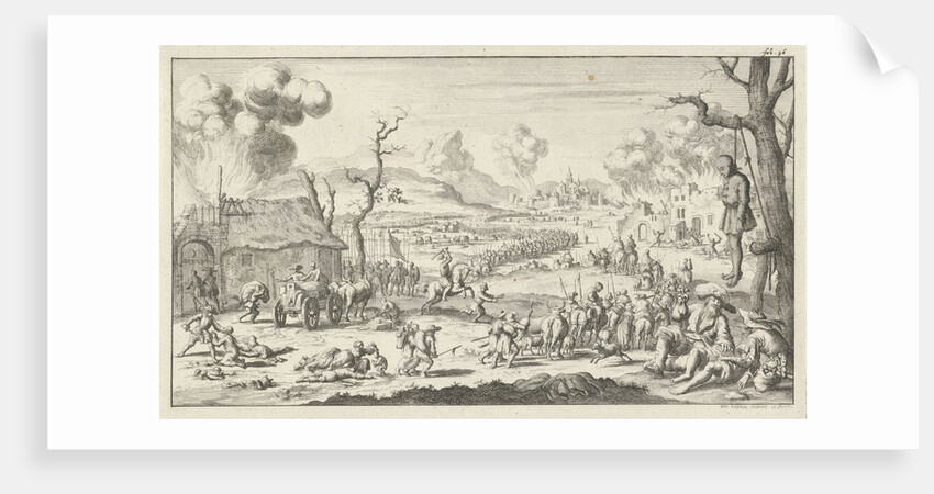 Murder and pillage by the gang of Peter the Hermit by Jan Luyken