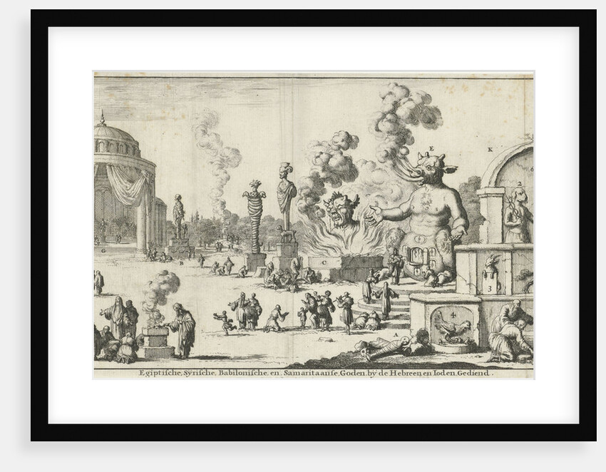 Egyptian, Syrian, Babylonian and Samaritan gods worshiped by the Hebrews and Jews by Willem Goeree