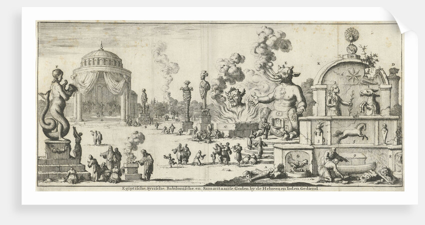 Egyptian, Syrian, Babylonian and Samaritan gods worshiped by the Hebrews and Jews by Willem Goeree