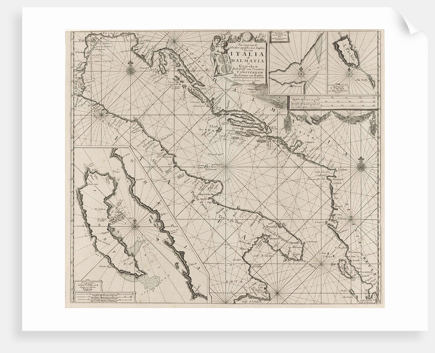 Map of the coasts of the Adriatic by Anonymous
