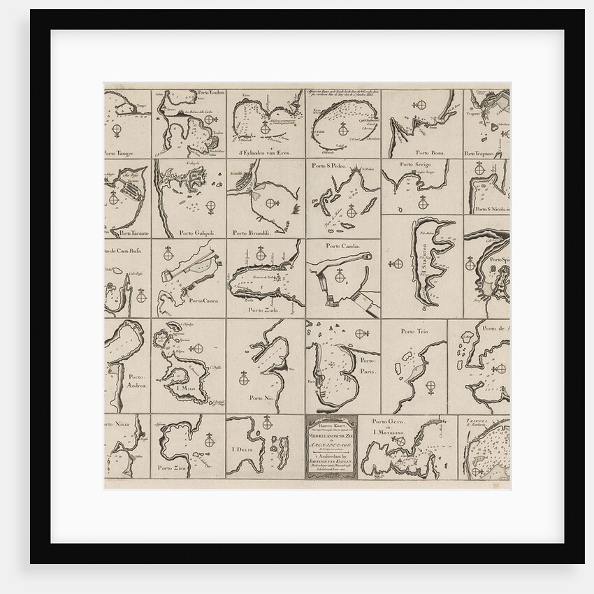 Sheet 29 ports on the Mediterranean by Anonymous