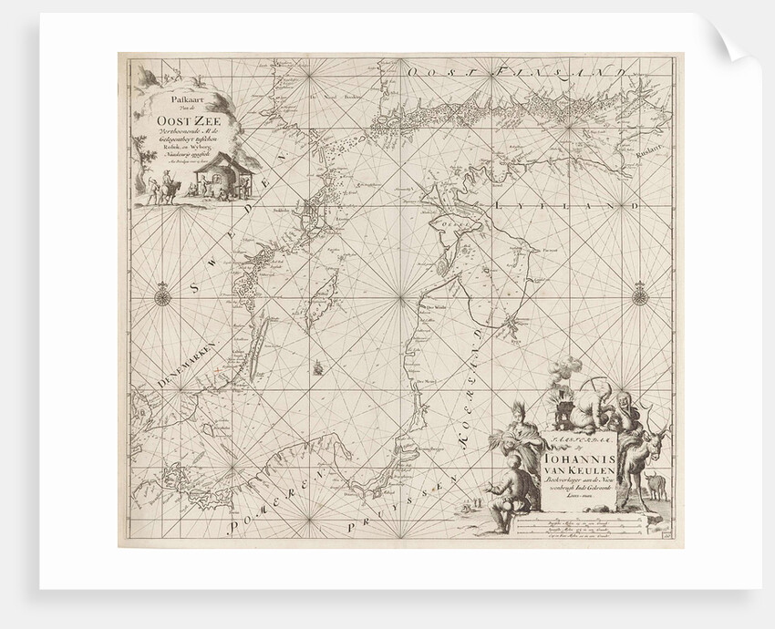 Sea chart of the Baltic Sea from Rostock to Vyborg by unknown