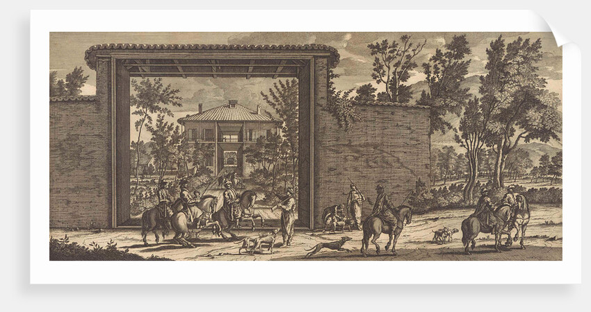 Hunting Lodge in Smyrna by Cornelis de Bruyn