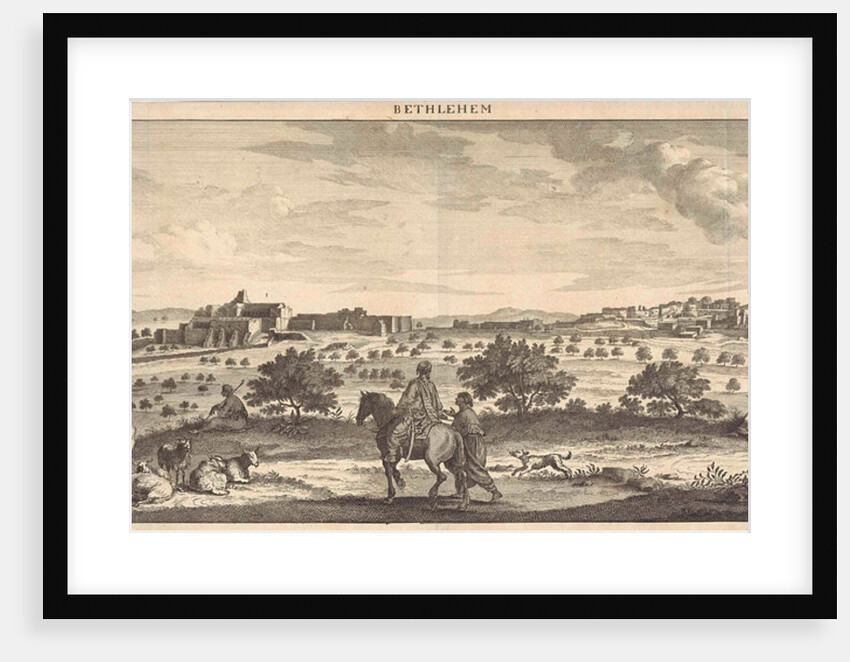 View of Bethlehem, Israel by Cornelis de Bruyn