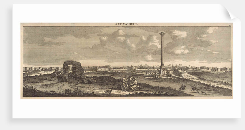 View of the city of Alexandria by Cornelis de Bruyn