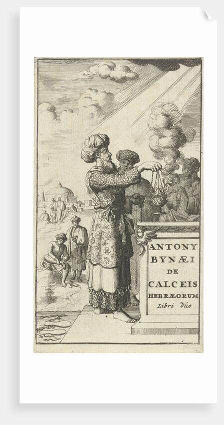 sacrificing priest with censer by Dirk Goris