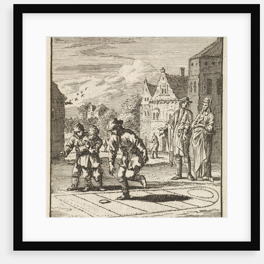 Children playing by Cornelis van der Sys